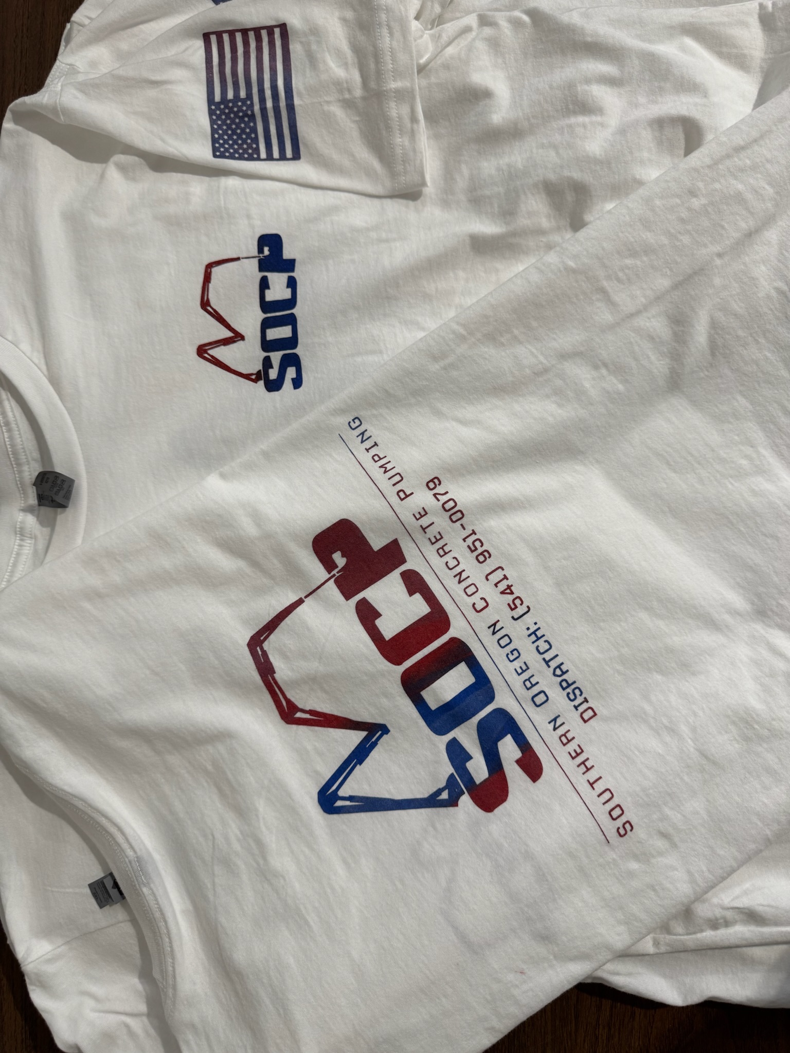 Southern Oregon custom apparel project
